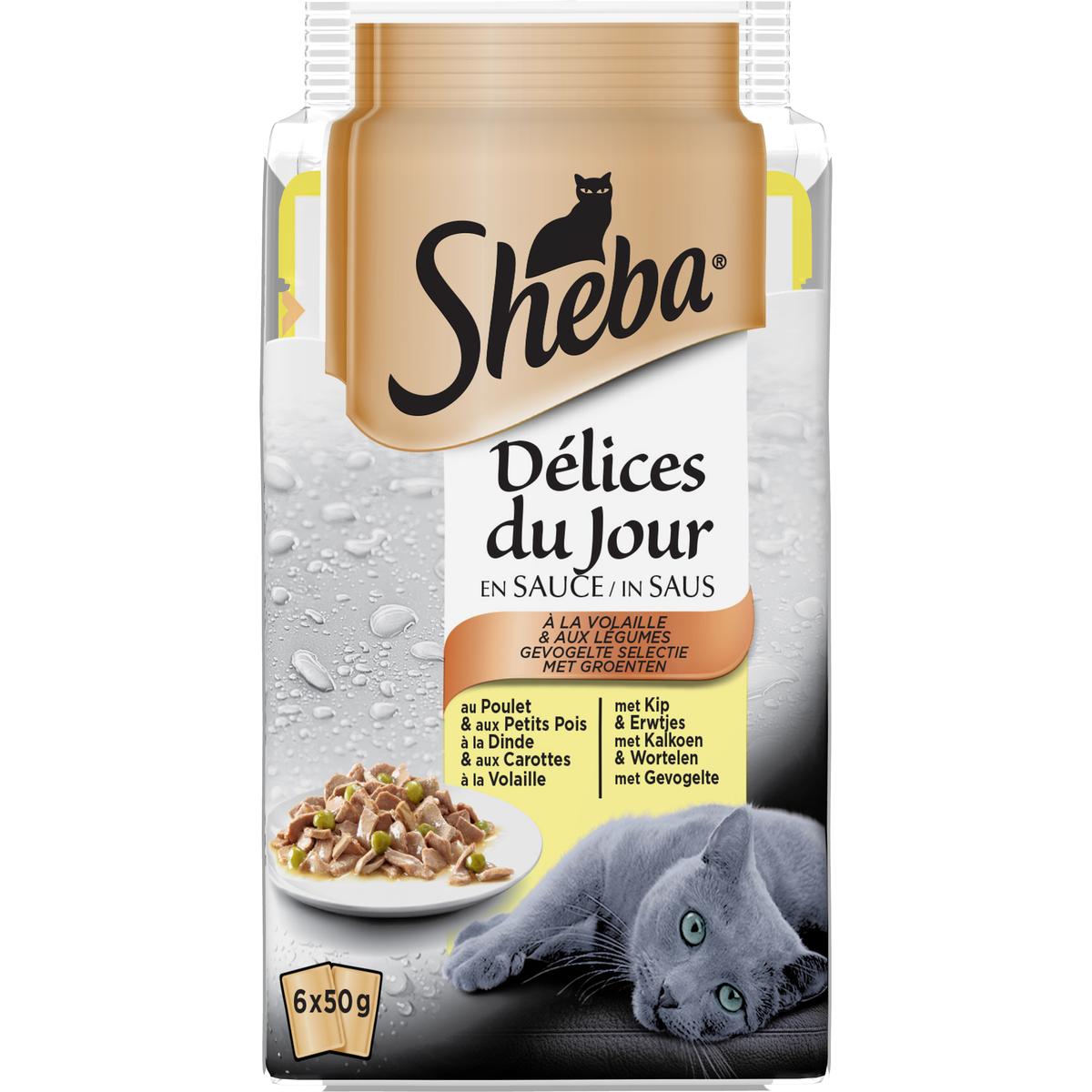 Sheba Sauce 3 Viande Leg 6x50g